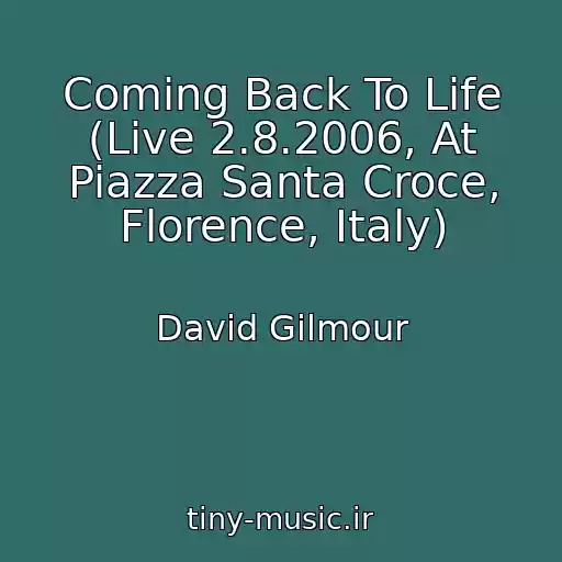 کاور آهنگ Coming Back To Life (Live 2.8.2006, At Piazza Santa Croce, Florence, Italy) از David Gilmour
