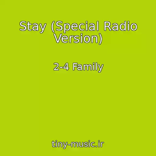 کاور آهنگ Stay (Special Radio Version) از 2-4 Family