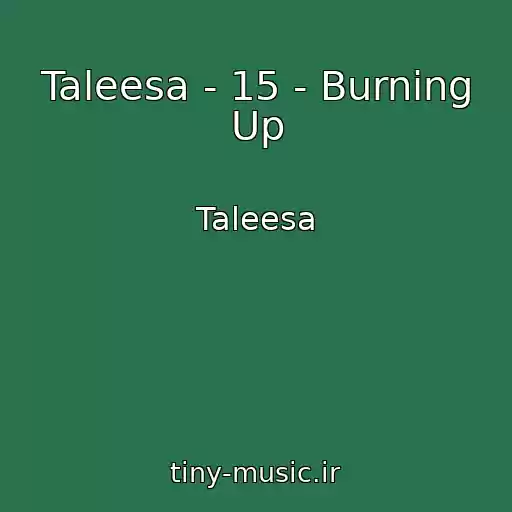 کاور آهنگ Taleesa - 15 - Burning Up از Taleesa