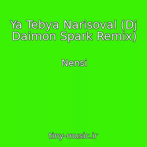 کاور آهنگ Ya Tebya Narisoval (Dj Daimon Spark Remix) از Nensi