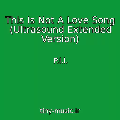 کاور آهنگ This Is Not A Love Song (Ultrasound Extended Version) از P.i.l.