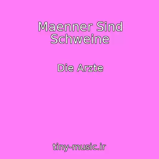 کاور آهنگ Maenner Sind Schweine از Die Arzte