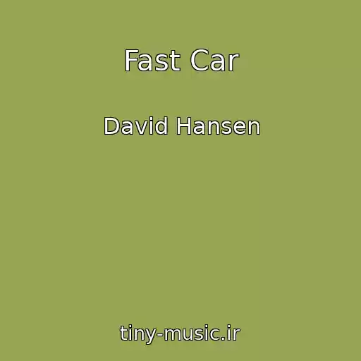 کاور آهنگ Fast Car از David Hansen