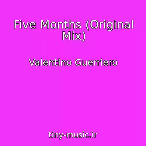 کاور آهنگ Five Months (Original Mix) از Valentino Guerriero