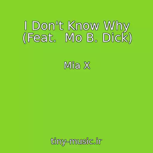کاور آهنگ I Don't Know Why (Feat.  Mo B. Dick) از Mia X