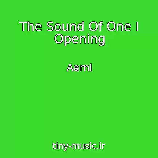 کاور آهنگ The Sound Of One I Opening از Aarni