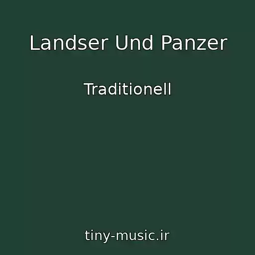 کاور آهنگ Landser Und Panzer از Traditionell