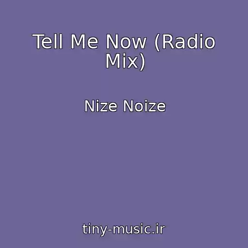 کاور آهنگ Tell Me Now (Radio Mix) از Nize Noize