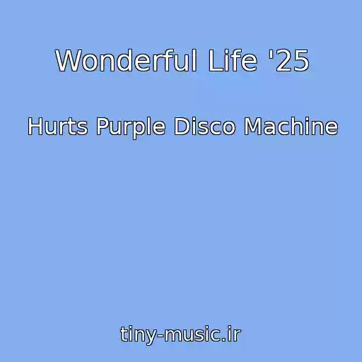 کاور آهنگ Wonderful Life '25 از Hurts Purple Disco Machine