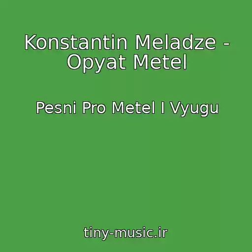 کاور آهنگ Konstantin Meladze - Opyat Metel از Pesni Pro Metel I Vyugu
