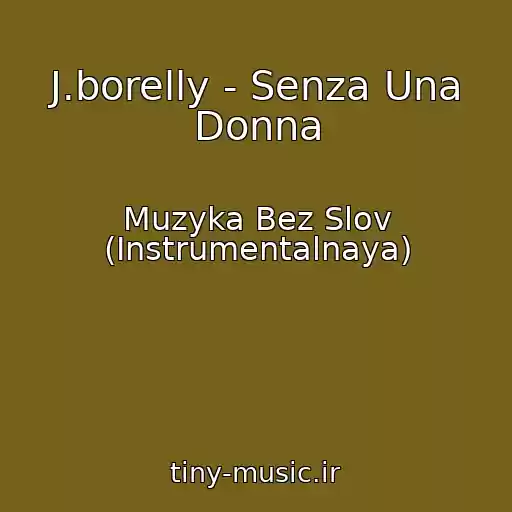 کاور آهنگ J.borelly - Senza Una Donna از Muzyka Bez Slov (Instrumentalnaya)