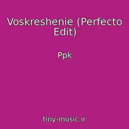 کاور آهنگ Voskreshenie (Perfecto Edit) از Ppk