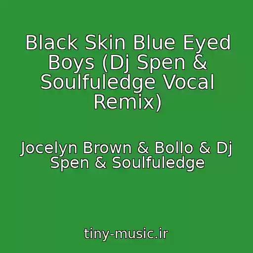 کاور آهنگ Black Skin Blue Eyed Boys (Dj Spen & Soulfuledge Vocal Remix) از Jocelyn Brown & Bollo & Dj Spen & Soulfuledge