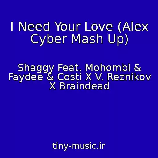 کاور آهنگ I Need Your Love (Alex Cyber Mash Up) از Shaggy Feat. Mohombi & Faydee & Costi X V. Reznikov X Braindead