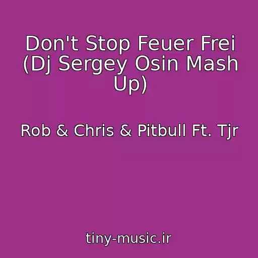 کاور آهنگ Don't Stop Feuer Frei (Dj Sergey Osin Mash Up) از Rob & Chris & Pitbull Ft. Tjr