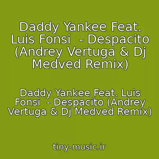 کاور آهنگ Daddy Yankee Feat. Luis Fonsi  - Despacito (Andrey Vertuga & Dj Medved Remix) از Daddy Yankee Feat. Luis Fonsi  - Despacito (Andrey Vertuga & Dj Medved Remix)