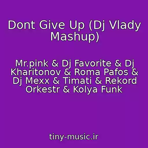 کاور آهنگ Dont Give Up (Dj Vlady Mashup) از Mr.pink & Dj Favorite & Dj Kharitonov & Roma Pafos & Dj Mexx & Timati & Rekord Orkestr & Kolya Funk