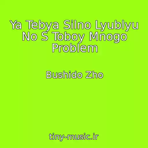 کاور آهنگ Ya Tebya Silno Lyublyu No S Toboy Mnogo Problem از Bushido Zho