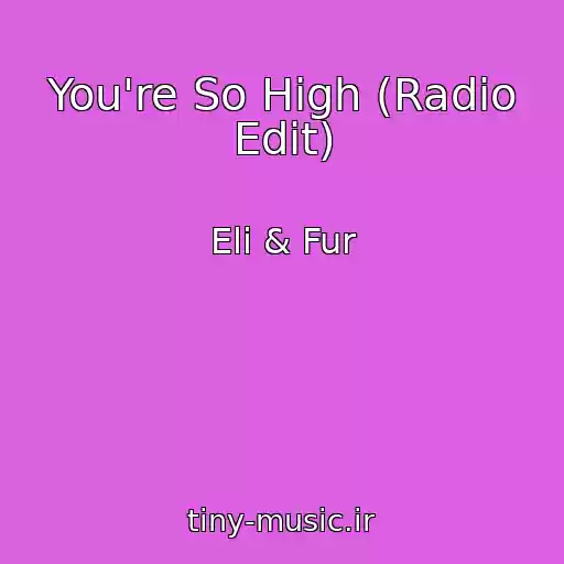 کاور آهنگ You're So High (Radio Edit) از Eli & Fur