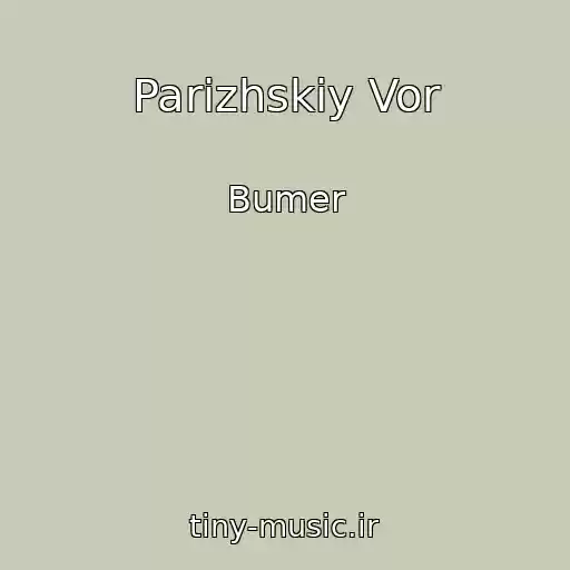 کاور آهنگ Parizhskiy Vor از Bumer