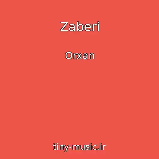 کاور آهنگ Zaberi از Orxan