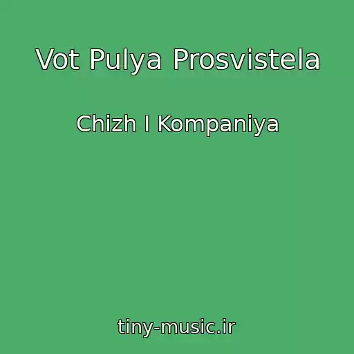 کاور آهنگ Vot Pulya Prosvistela از Chizh I Kompaniya