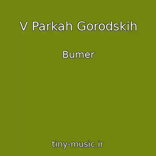کاور آهنگ V Parkah Gorodskih از Bumer
