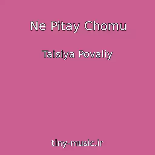 کاور آهنگ Ne Pitay Chomu از Taisiya Povaliy