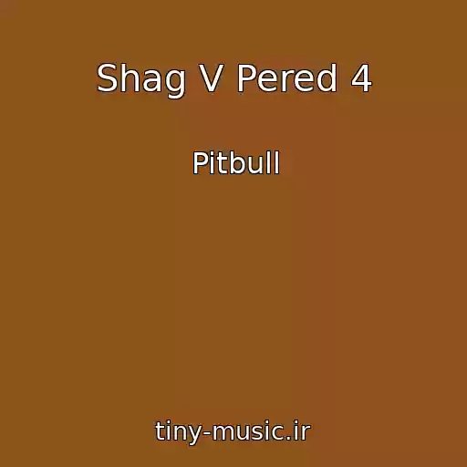 کاور آهنگ Shag V Pered 4 از Pitbull