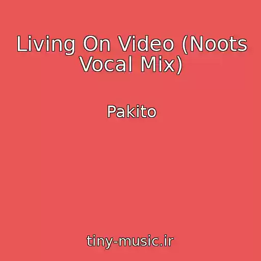 کاور آهنگ Living On Video (Noots Vocal Mix) از Pakito