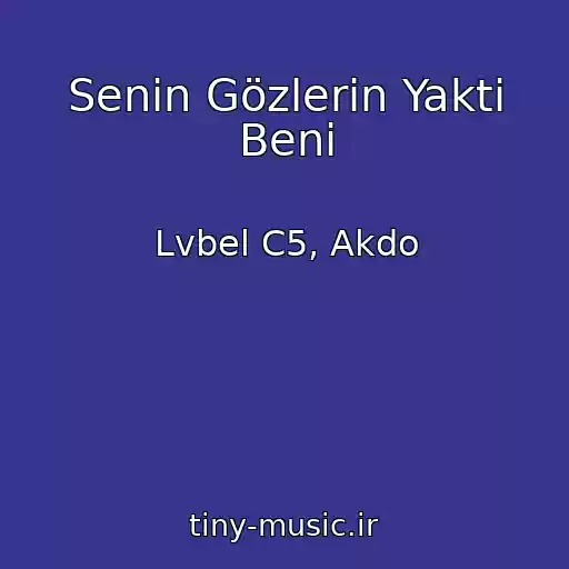 کاور آهنگ Senin Gözlerin Yakti Beni از Lvbel C5, Akdo