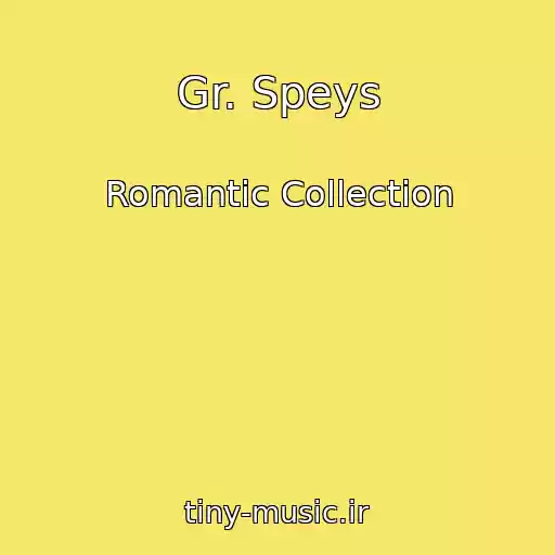 کاور آهنگ Gr. Speys از Romantic Collection
