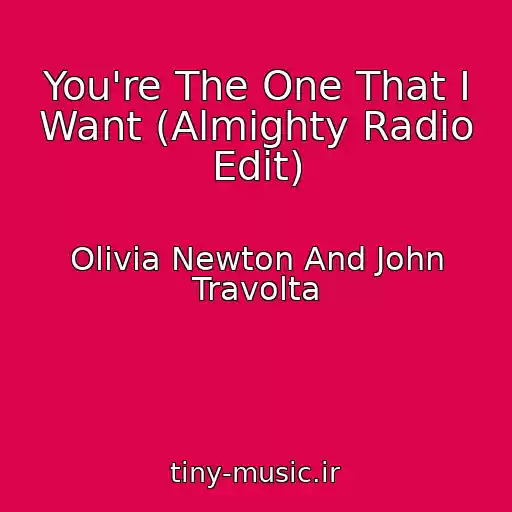 کاور آهنگ You're The One That I Want (Almighty Radio Edit) از Olivia Newton And John Travolta