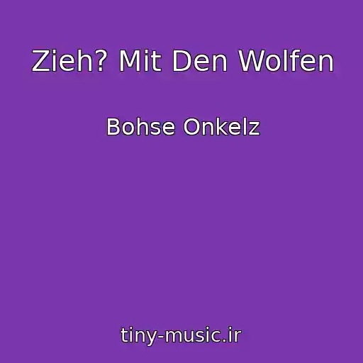 کاور آهنگ Zieh? Mit Den Wolfen از Bohse Onkelz
