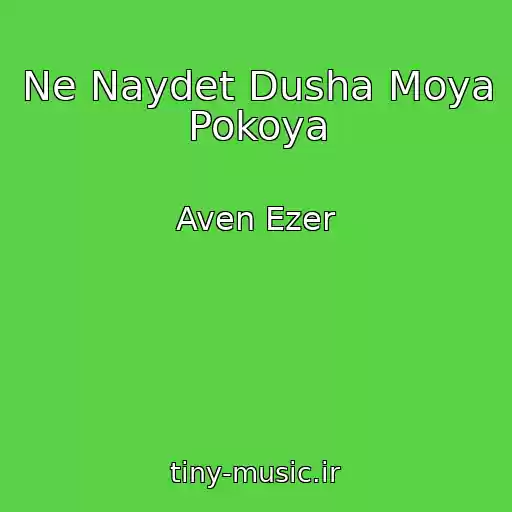 کاور آهنگ Ne Naydet Dusha Moya Pokoya از Aven Ezer