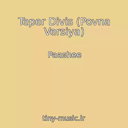 کاور آهنگ Teper Divis (Povna Versіya) از Paashee