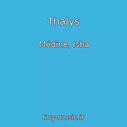 کاور آهنگ Thalys از Médine, Isha