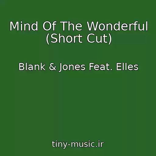 کاور آهنگ Mind Of The Wonderful (Short Cut) از Blank & Jones Feat. Elles