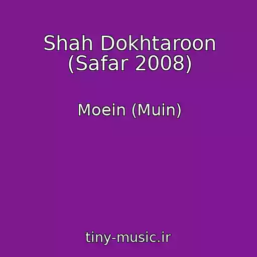کاور آهنگ Shah Dokhtaroon (Safar 2008) از Moein (Muin)