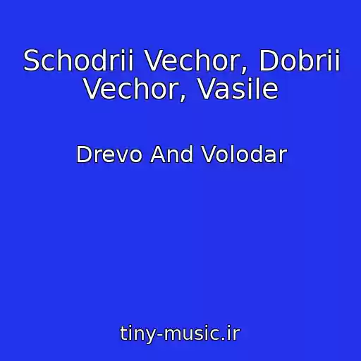 کاور آهنگ Schodrii Vechor, Dobrii Vechor, Vasile از Drevo And Volodar