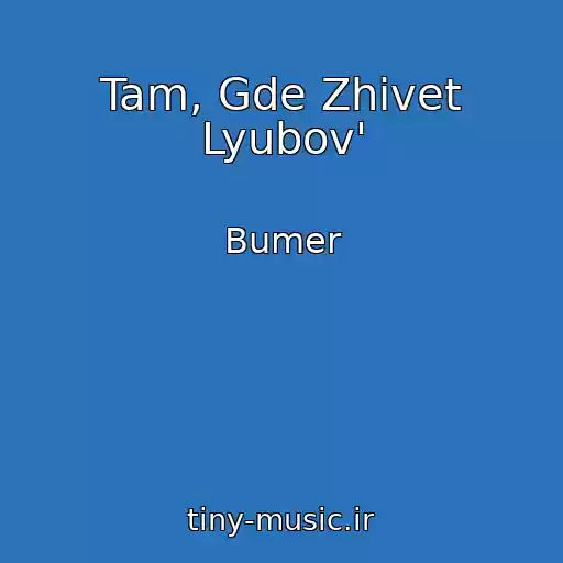 کاور آهنگ Tam, Gde Zhivet Lyubov' از Bumer