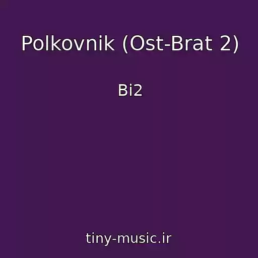 کاور آهنگ Polkovnik (Ost-Brat 2) از Bi2