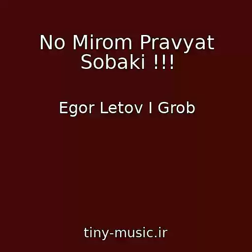 کاور آهنگ No Mirom Pravyat Sobaki !!! از Egor Letov I Grob