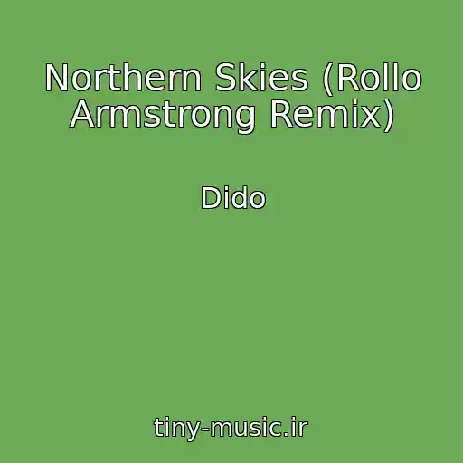 کاور آهنگ Northern Skies (Rollo Armstrong Remix) از Dido