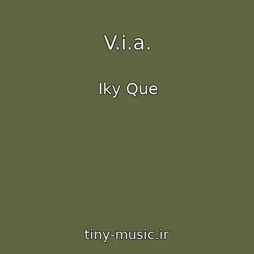 کاور آهنگ V.i.a. از Iky Que