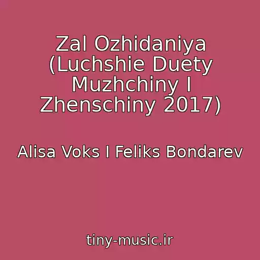 کاور آهنگ Zal Ozhidaniya (Luchshie Duety Muzhchiny I Zhenschiny 2017) از Alisa Voks I Feliks Bondarev