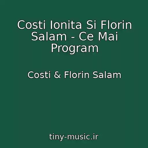 کاور آهنگ Costi Ionita Si Florin Salam - Ce Mai Program از Costi & Florin Salam