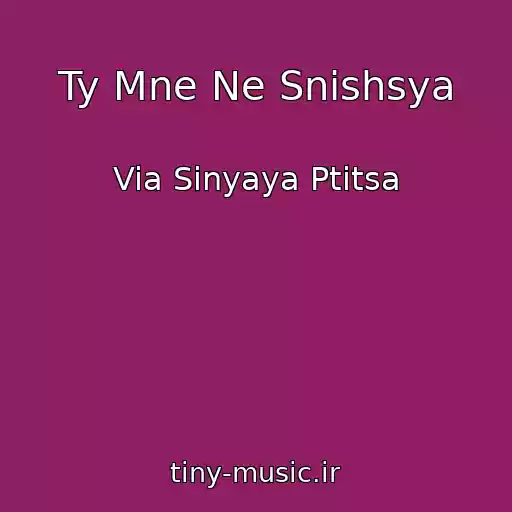 کاور آهنگ Ty Mne Ne Snishsya از Via Sinyaya Ptitsa