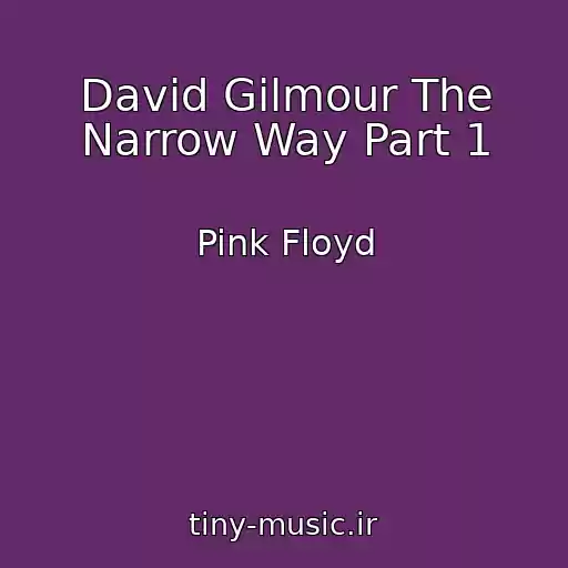کاور آهنگ David Gilmour The Narrow Way Part 1 از Pink Floyd