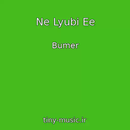 کاور آهنگ Ne Lyubi Ee از Bumer